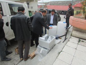 Hozat Belediyesi klorlama makinesi aldı