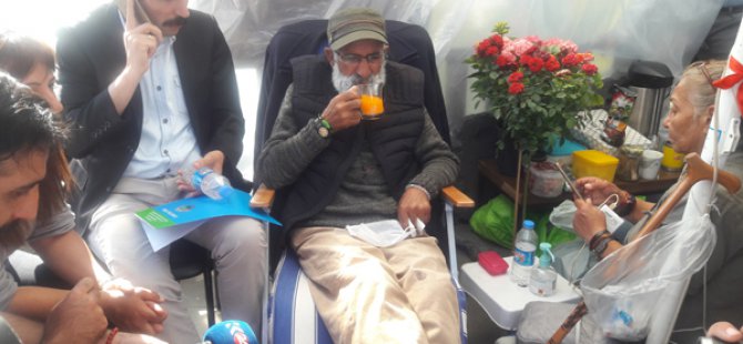 Kemal Gün, 90 gündür sürdürdüğü açlık grevini sonlandırdı