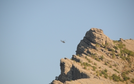 Tunceli’de araç yakıldı