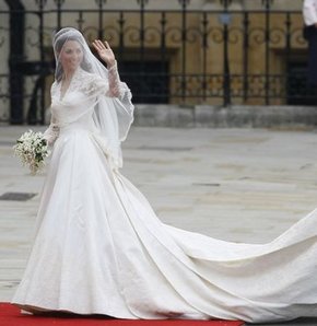 Kate'in gelinliğine rekor ziyaretçi