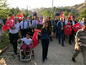 Dersim'de  "teröre lanet yürüyüşü" düzenlendi