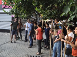 Dersim'de yangın protestosu