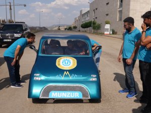 Munzur Üniversitesi öğrencileri "Munzur" isimli aracı yaptı