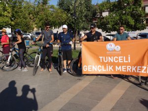 Munzur'a pedal çevirdiler