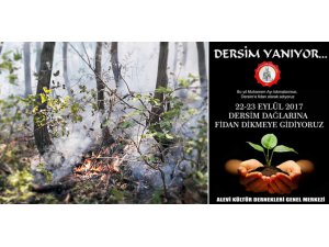 AKD, Muharrem ayında Dersim’de ağaç dikecek!