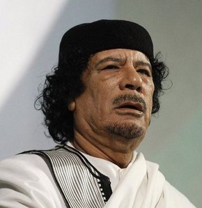 Kaddafi'den mesaj var