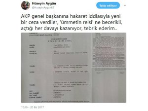 Hüseyin Aygün'e hapis cezası