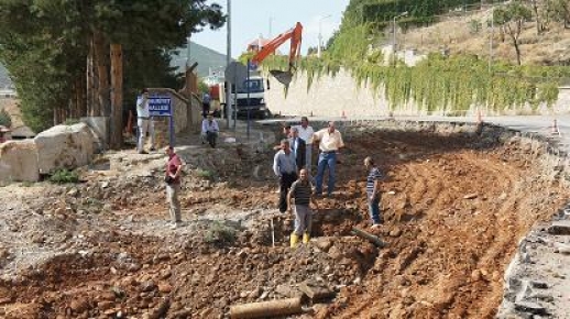 Karayolları Kavşağında Yoğun Çalışma