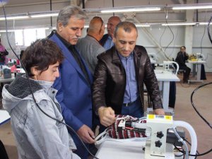 Dersim'in ilk tekstil atölyesi üretime başladı