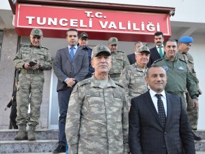 Genelkurmay Başkanı  Akar'dan Elazığ ve  Dersim ziyareti