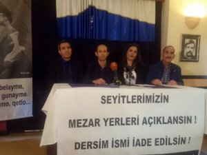 Ankara Dersimliler Derneği: Arşivler açılsın Dersim ismi iade edilsin