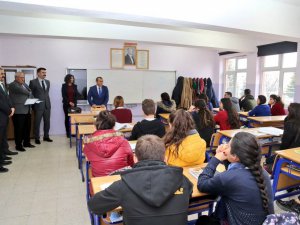 Vali Sonel'den Mesleki ve Teknik Anadolu Lisesi'ne ziyaret
