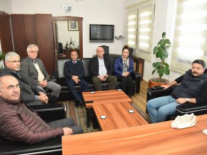 Polat ve Tosun’dan Milas Belediye Başkanına ziyaret