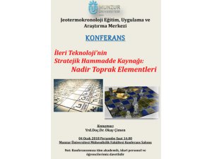 Munzur Üniversitesi 'konferans' düzenleyecek