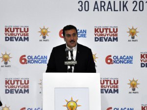 Bakan Tüfenkci Tunceli'de partisinin kongresine katıldı