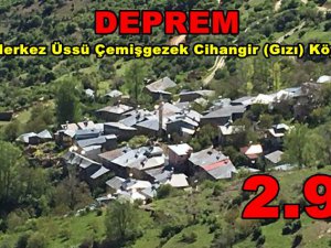 Çemişgezek’te deprem!