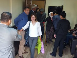 Aile ve Sosyal Politikalar İl Müdürlüğünden yaşlılara ziyaret