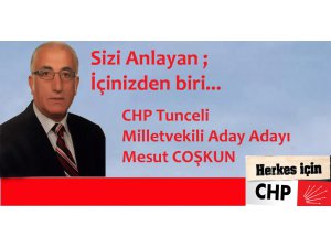 Mesut Coşkun, CHP’den aday adayı