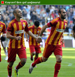 Kayseri'den yarım düzine gol! GALERİ