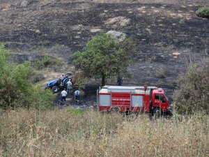 Buğday ve Arpa ekili alanda yangın