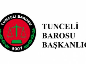 Tunceli Barosu, AİHM’in kararına ilişkin açıklama yaptı