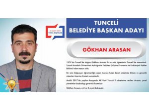 AK Parti Tunceli Belediye Başkanı Adayı Gökhan Arasan