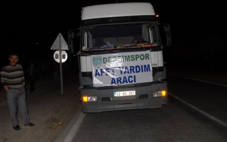 Dersimspor’dan Van’a yardım