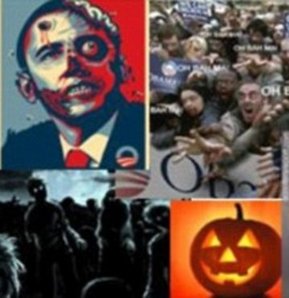 ‘Zombi’ Obama tartışma yarattı