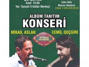 Mikail Aslan'dan  albüm tanıtım konseri