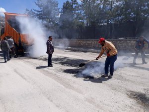 Hozat'ta yol çalışması