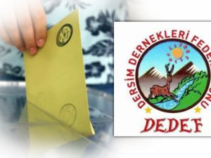 DEDEF’ten seçim açıklaması