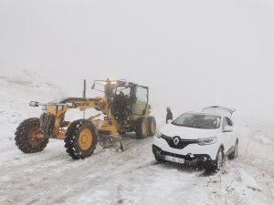 Dersim'de kar yağışı başladı