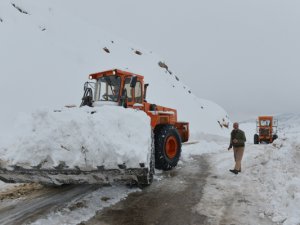 Kar kalınlığı 120 santimetreye ulaştı