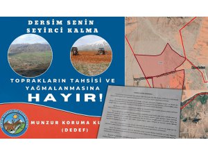 Dersim’de toprakların yağmalanmasına karşı Change.Org’da imza kampanyası