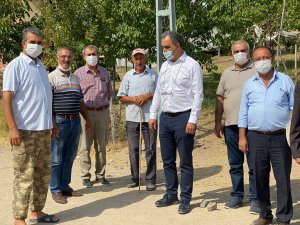 CHP İl Başkanı Çelik, köyleri gezdi