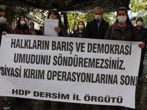 HDP’li  milletvekillerin tutuklanmaları protesto edildi