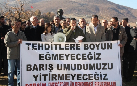 Tunceli’de operasyonlara tepki