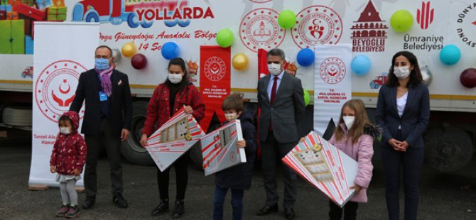 Hediye karavanı Tunceli’de