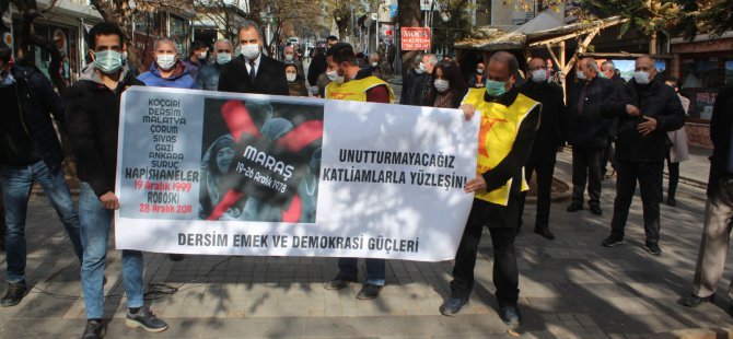 Maraş Katliamı protesto edildi