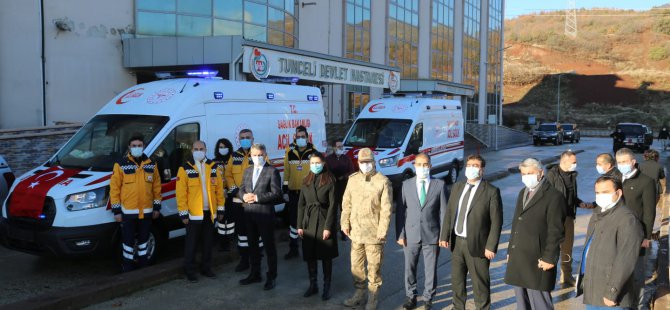 4 yeni ambulans hizmete girdi