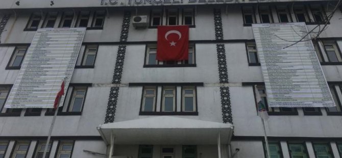 Dersim Belediyesi gelir-gider tablosunu açıkladı