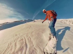 Pülümür dağlarında kayak keyfi