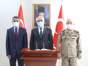 İçişleri Bakan Yardımcısı Ersoy ve Jandarma Genel Komutanı Çetin, Tunceli'de