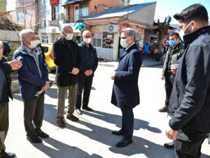 Vali Özkan, Covid-19 denetimlerine katıldı