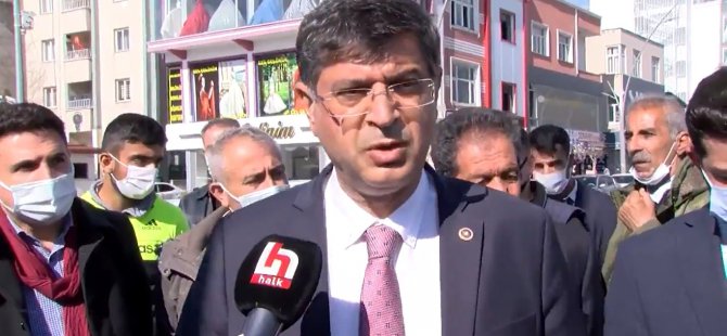 Milletvekili Şaroğlu, Mardin’de gözyaşlarını tutamadı