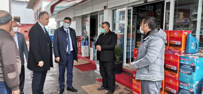 Milletvekili Polat Şaroğlu’ndan esnafa ziyaret