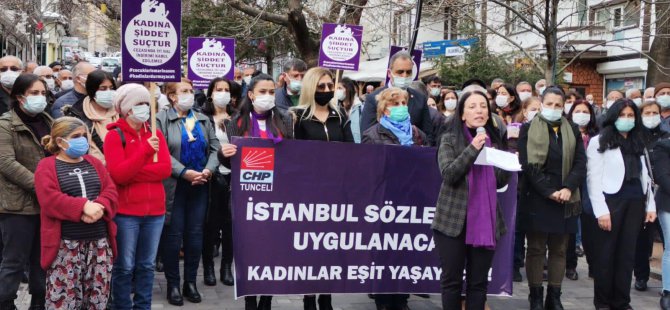 CHP Kadın Kolları'ndan 'İstanbul Sözleşmesi' açıklaması