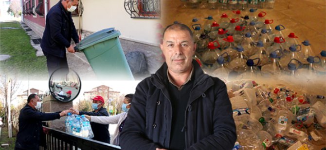 Dersimli site görevlisi, 108 aileye geri dönüşüm bilinci kattı