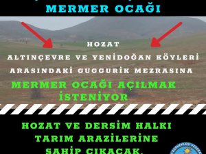 DEDEF’ten mermer ocağı tepkisi!