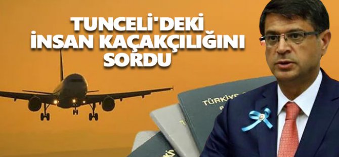 Milletvekilli Şaroğlu, insan kaçakçılığını Meclis gündemine taşıdı